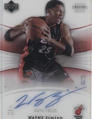 2005-06 Upper Deck Trilogy - Wayne Simien #AF-WS