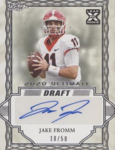 2020 Leaf Ultimate Draft Jake Fromm #BA-JF1
