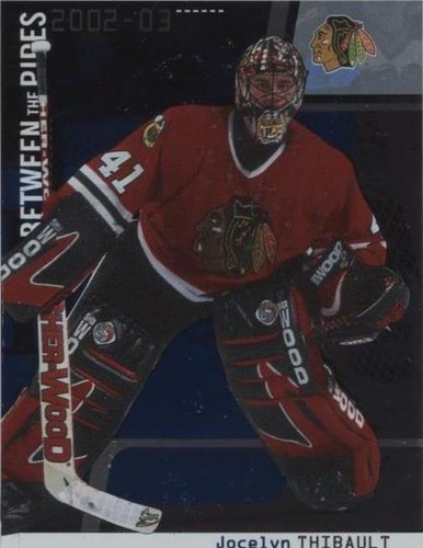 2002-03 In the Game Be A Player Between the Pipes - Jocelyn Thibault #21