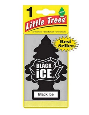 Little Trees Black Ice Tree Air Freshener Home/Car Scent 12-24-48-96-144 Pack.