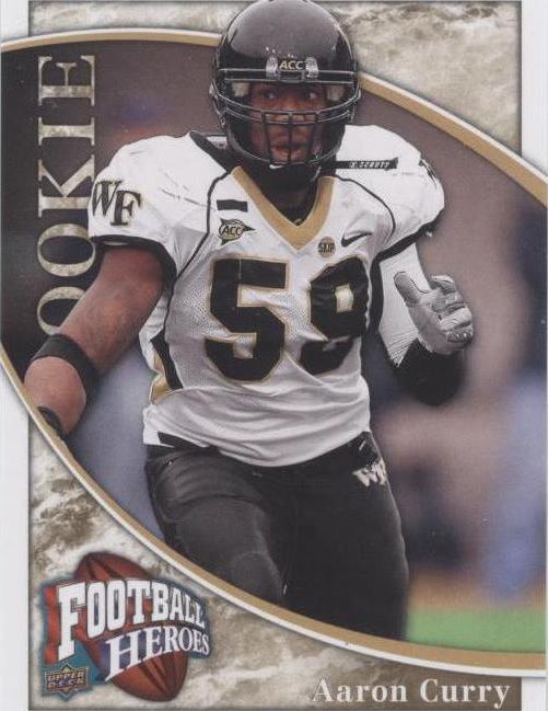 2009 Upper Deck Football Heroes Aaron Curry #185