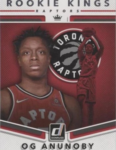 nbaカード OG anunoby next day autograph RC 2017-18 Panini Donruss Basketball OG Anunoby RC Auto Next