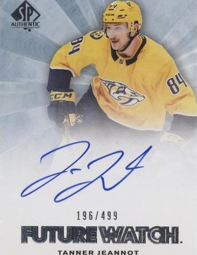 2021-22 SP Authentic - Tanner Jeannot #RFWA-TJ