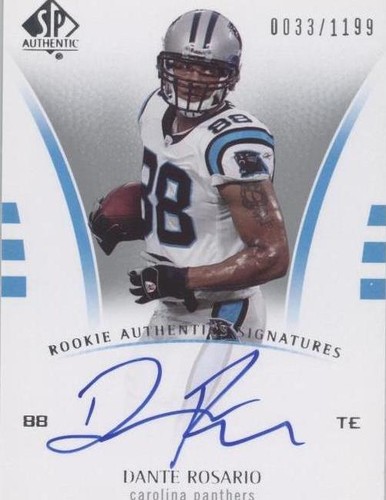 2007 SP Authentic Dante Rosario #201
