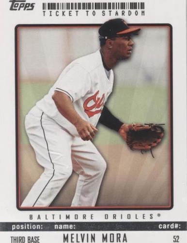 2009 Topps Ticket To Stardom - Melvin Mora #52