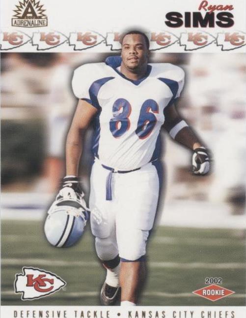 2002 Pacific Adrenaline Ryan Sims #144