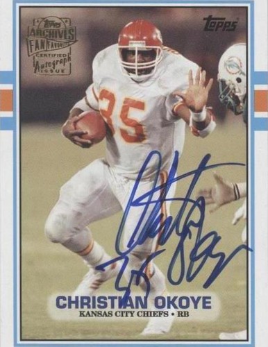 2013 Topps Archives Christian Okoye #FFA-CO