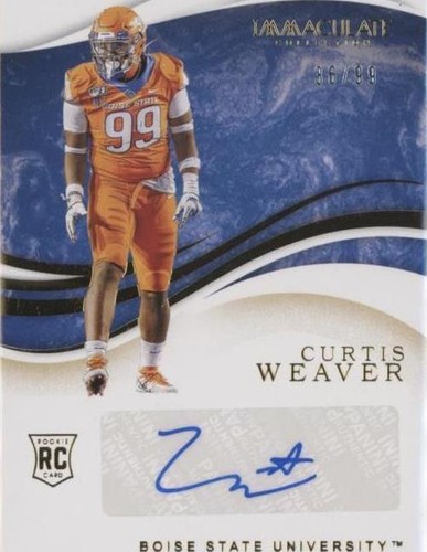 2020 Panini Immaculate Collection Collegiate Curtis Weaver #57