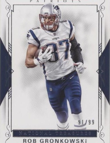2017 Panini National Treasures Rob Gronkowski #82