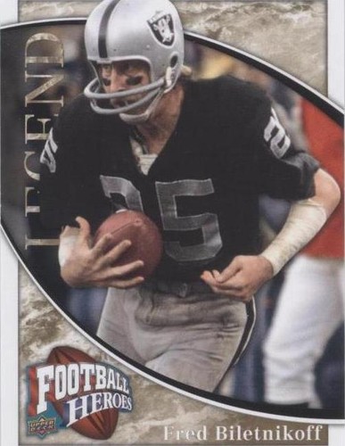 2009 Upper Deck Football Heroes Fred Biletnikoff #276