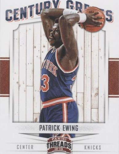 2012-13 Panini Threads - Patrick Ewing #4