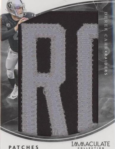 2016 Panini Immaculate Collection Derek Carr #DC