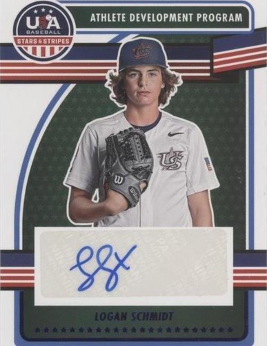2023 Panini USA Baseball Stars & Stripes - Logan Schmidt #ADPS-LS