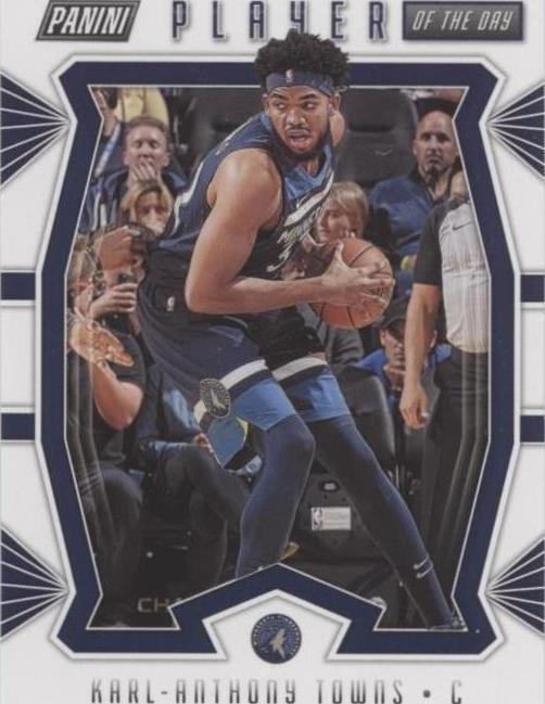 2019-20 Panini Player of the Day - Karl-Anthony Towns #20