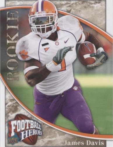 2009 Upper Deck Football Heroes James Davis #131