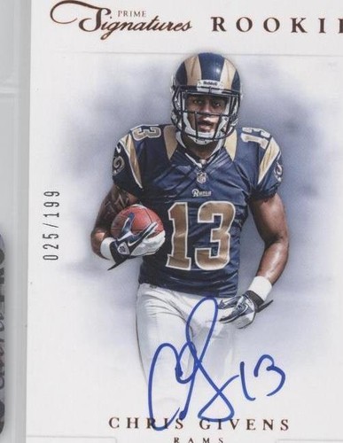 2012 Panini Prime Signatures Chris Givens #274