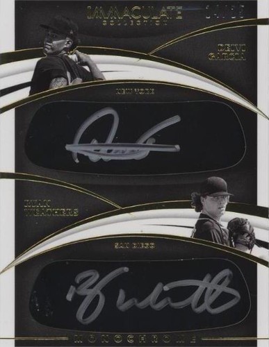 2021 Panini Immaculate Collection - Deivi Garcia Ryan Weathers #MD-GW