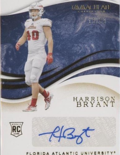 2020 Panini Immaculate Collection Collegiate Harrison Bryant #67