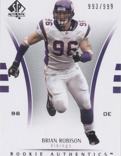 2007 SP Authentic Brian Robison #199
