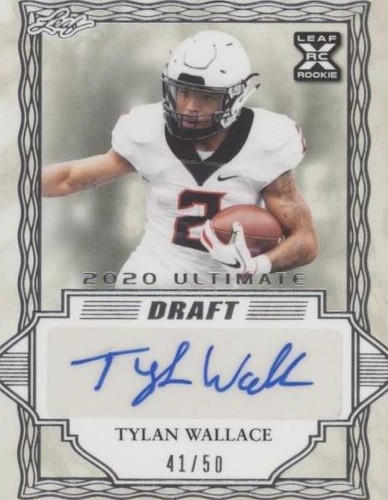 2021 Leaf Ultimate Draft Tylan Wallace #BA-TW1
