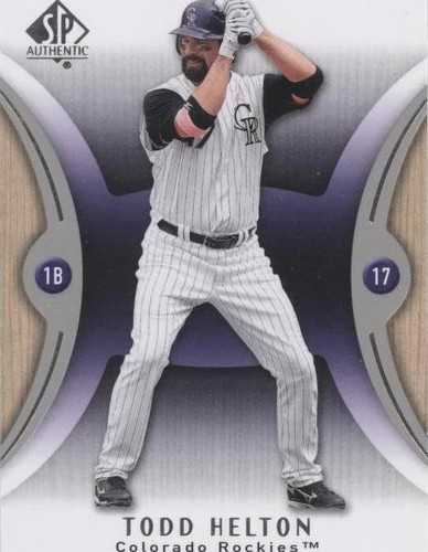 2007 SP Authentic - Todd Helton #14