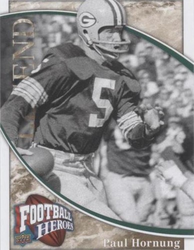 2009 Upper Deck Football Heroes Paul Hornung #201