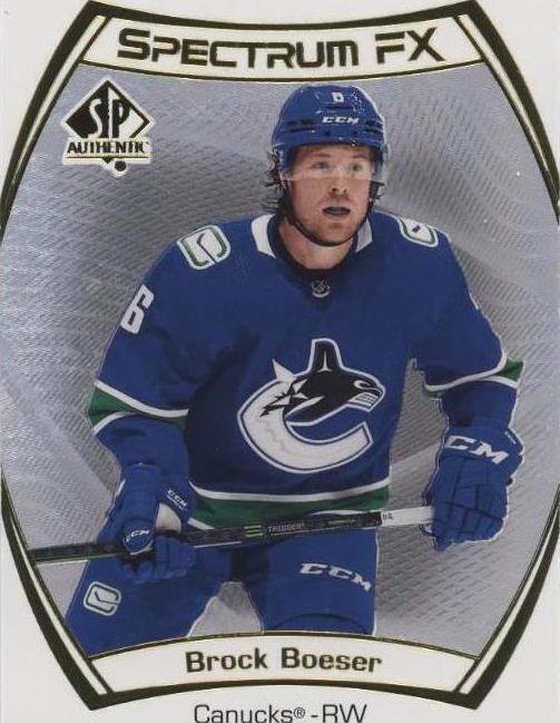 2021-22 Upper Deck SP Authentic - Brock Boeser #S-27