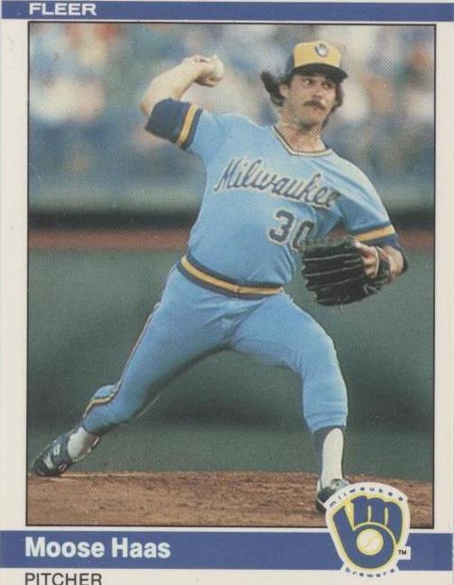 1984 Fleer - Moose Haas #202
