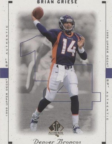 1999 SP Authentic Brian Griese #25