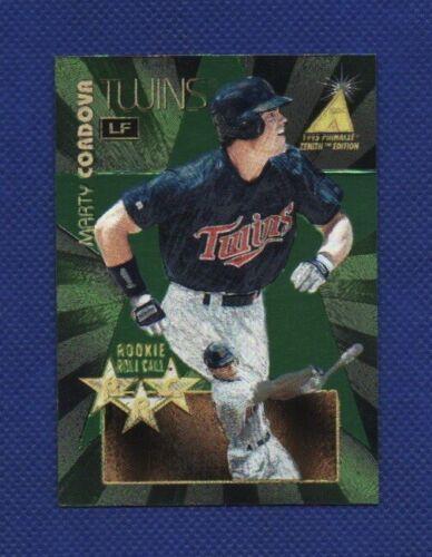1995 Pinnacle Zenith Edition Marty Cordova #12 Rookie Roll Call Card! Twins!. rookie card picture