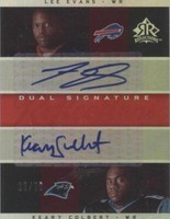 2005 Upper Deck Reflections Keary Colbert Lee Evans #DS-EC