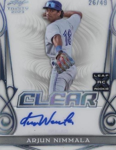 2023 Leaf Trinity - Arjun Nimmala #CA-AN1