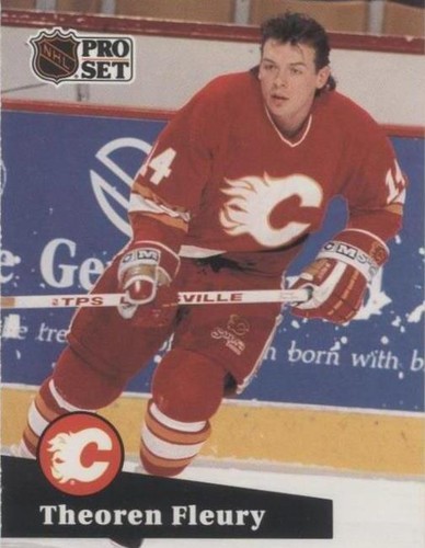 1991-92 Pro Set - Theoren Fleury #28