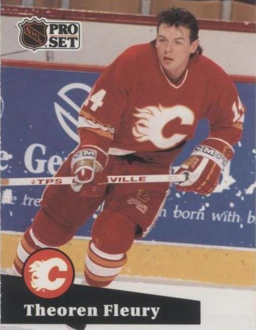 Juego profesional 1991-92 - Theoren Fleury #28