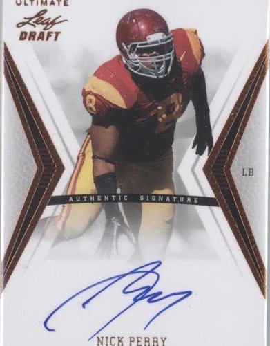 2012 Ultimate Leaf Draft Nick Perry #NP1