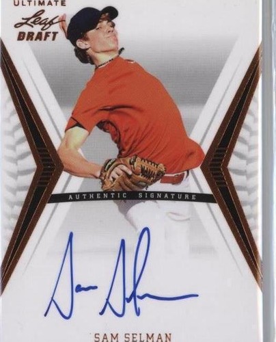 2012 Leaf Ultimate Draft - Sam Selman #BA-SS1