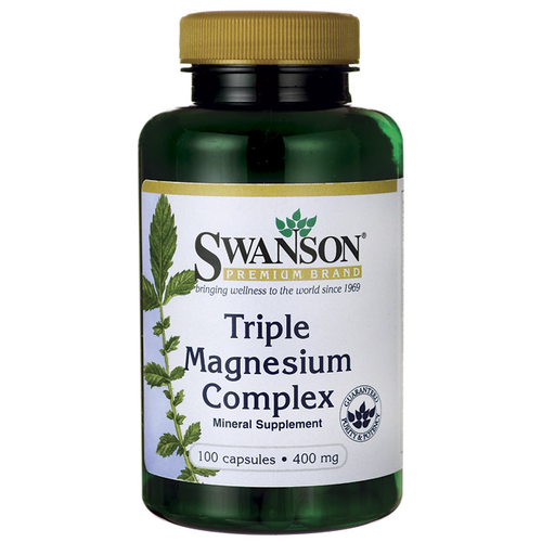 Swanson Triple Magnesium Complex 400 Mg 100 Caps