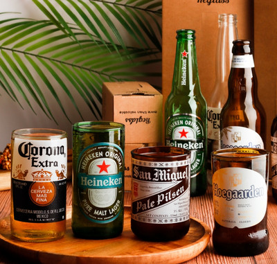 Basic Beer Cup Set 4p from Beer Bottle