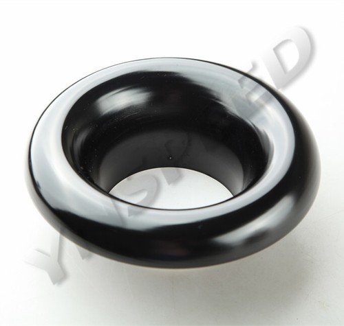 US SHIP 5" inch Short Ram Cold Intake Velocity Stack Aluminum Turbo Horn Black