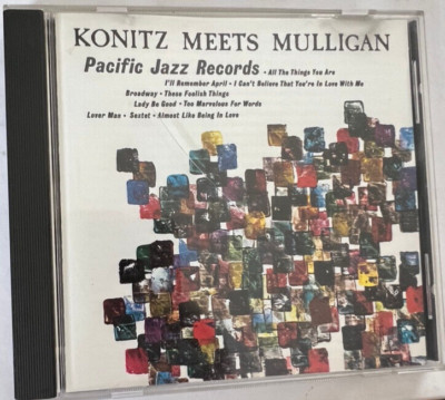 Konitz Meets Mulligan Lee Konitz & The Gerry Mulligan Quartet CD US Import