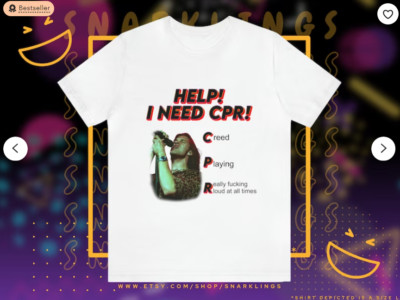 Help I Need CPR Creed Graphic Tee