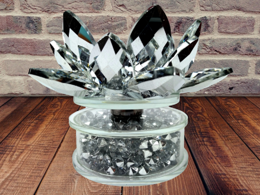 Candle Holder Candal Stand TeaLight Crushed Diamond Home Decor ornament