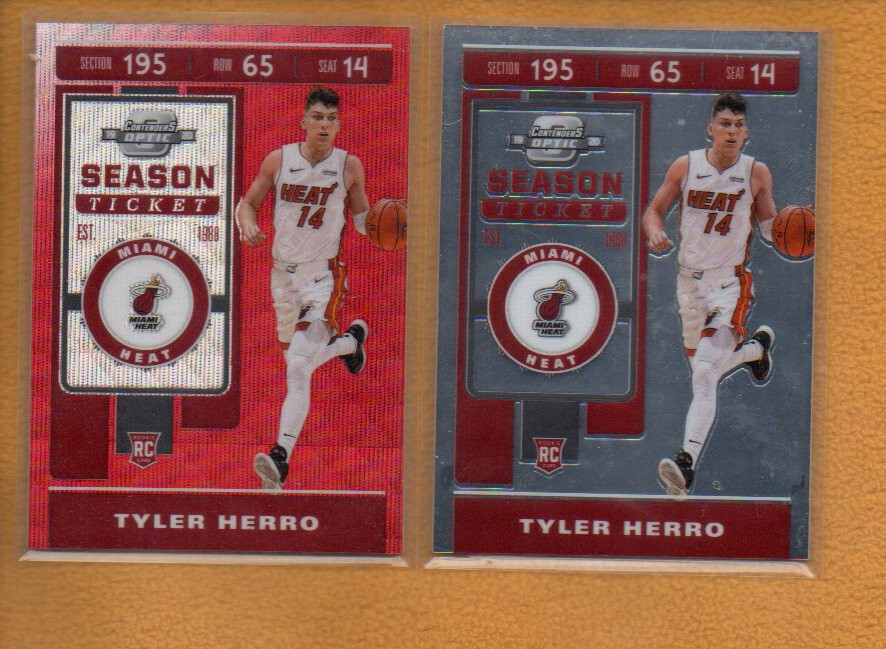 Tyler Herro 2019-20 Contenders Rookie Variation & Asia Red