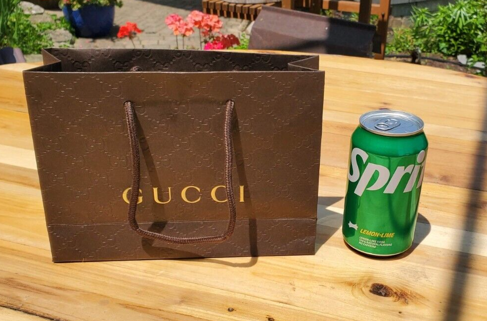 GUCCI Firenze 1921 Paper Shopping Gift Bag - Brand New Wrapped 9x6.7x2.5