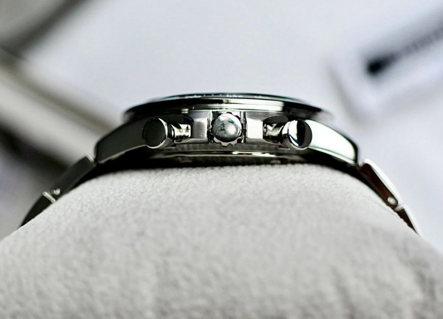 Seiko Spirit Chronograph Blue Dial Stainless Steel Men's Watch SBTR029