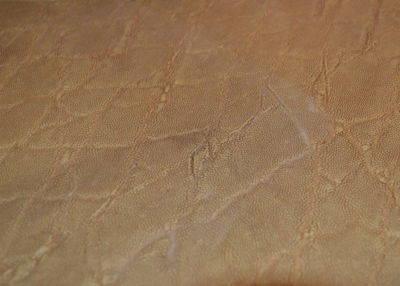Leather Piece - 8 1/2 x 11 - Tan - Elephant Print - 1 Piece (E105)