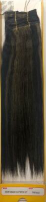 Janet Collection 100% Remi Human Hair FIT-CLIP WET & WAVY MAGIC 8PCS CLIP IN