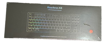 Keychron K8 87 Keys Tenkeyless Layout Wireless Keychron Mechanical (White)