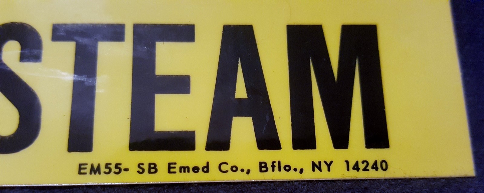 40 Emed Vinyl Labels I.D. Pipe Content Safety Signage 