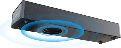 2.1 CH Sound Bar with Built-In Subwoofer, Small Soundbar for TV, PC, , Mini TV S